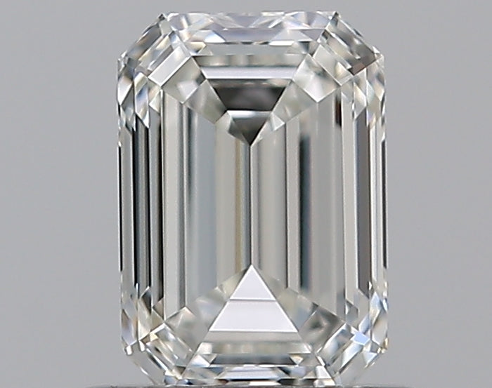 0.75 Carat Emerald Natural Diamond with  Cut Diamond in 14KT  view 1
