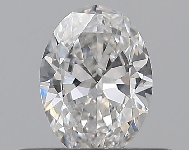 0.3 Carat Oval Natural Diamond with  Cut Diamond in 14KT  view 1
