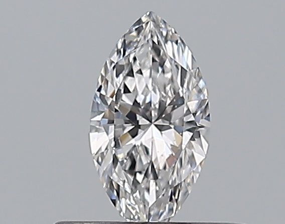 0.3 Carat Marquise Natural Diamond with  Cut Diamond in 14KT  view 1
