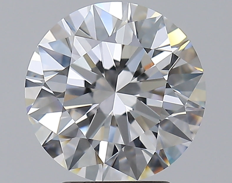 3.01 Carat Round Natural Diamond with  Cut Diamond in 14KT  view 1
