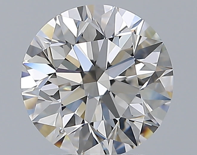 2.0 Carat Round Natural Diamond with  Cut Diamond in 14KT  view 1
