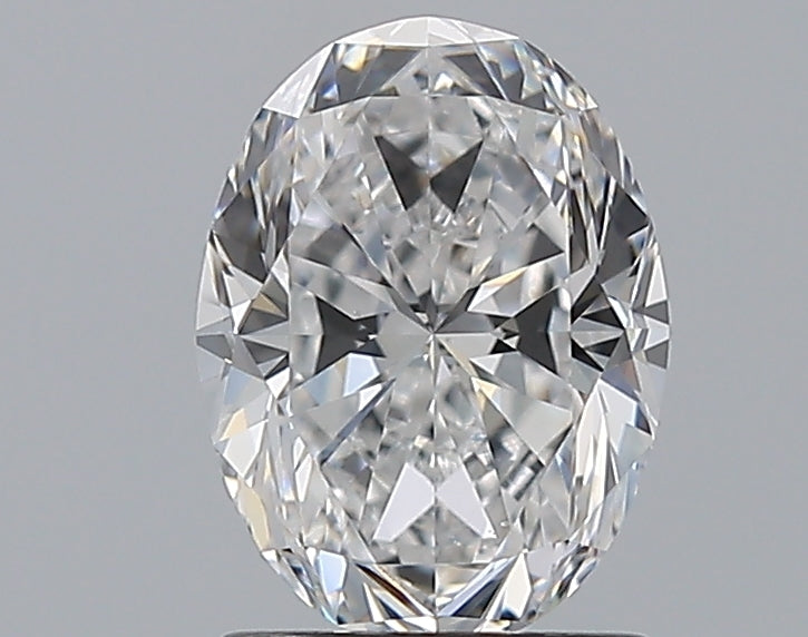 1.7 Carat Oval Natural Diamond with  Cut Diamond in 14KT  view 1
