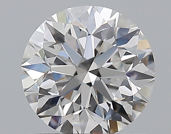 1.01 Carat Round Natural Diamond with  Cut Diamond in 14KT  view 1
