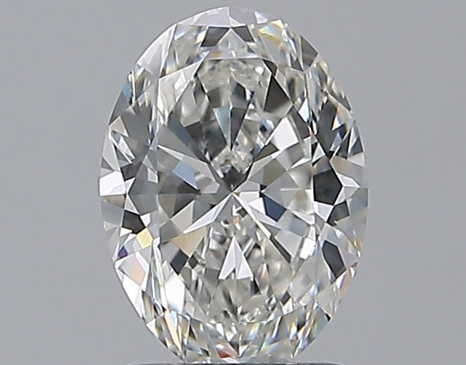 1.51 Carat Oval Natural Diamond with  Cut Diamond in 14KT  view 1
