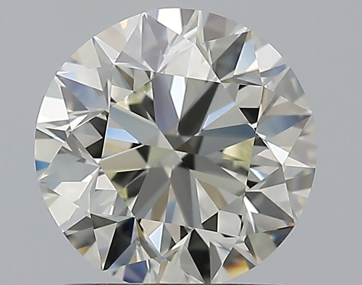 1.5 Carat Round Natural Diamond with  Cut Diamond in 14KT  view 1
