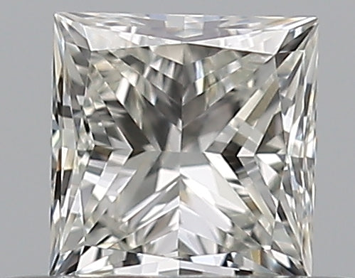0.31 Carat Princess Natural Diamond with  Cut Diamond in 14KT  view 1
