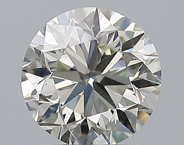 1.5 Carat Round Natural Diamond with  Cut Diamond in 14KT  view 1

