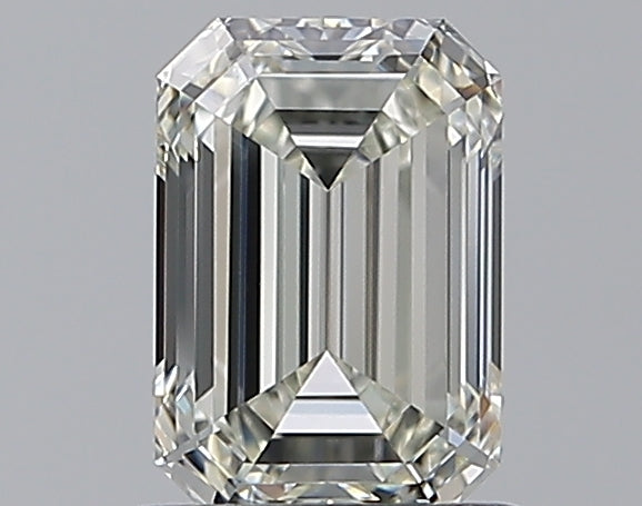 1.02 Carat Emerald Natural Diamond with  Cut Diamond in 14KT  view 1
