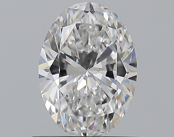 0.75 Carat Oval Natural Diamond with  Cut Diamond in 14KT  view 1
