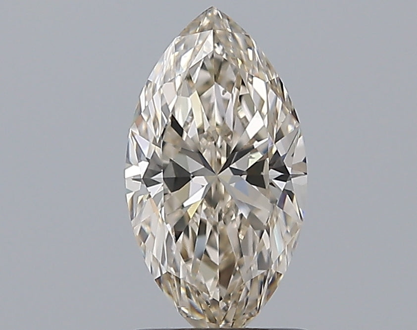 1.21 Carat Marquise Natural Diamond with  Cut Diamond in 14KT  view 1
