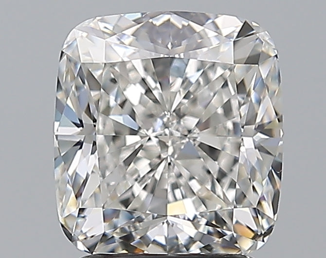 2.5 Carat Cushion Natural Diamond with  Cut Diamond in 14KT  view 1
