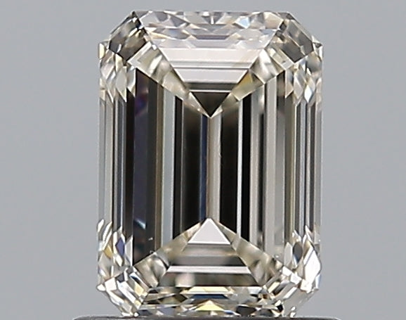 1.01 Carat Emerald Natural Diamond with  Cut Diamond in 14KT  view 1
