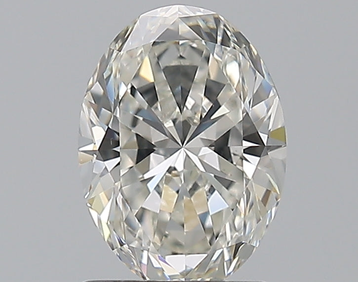 1.51 Carat Oval Natural Diamond with  Cut Diamond in 14KT  view 1
