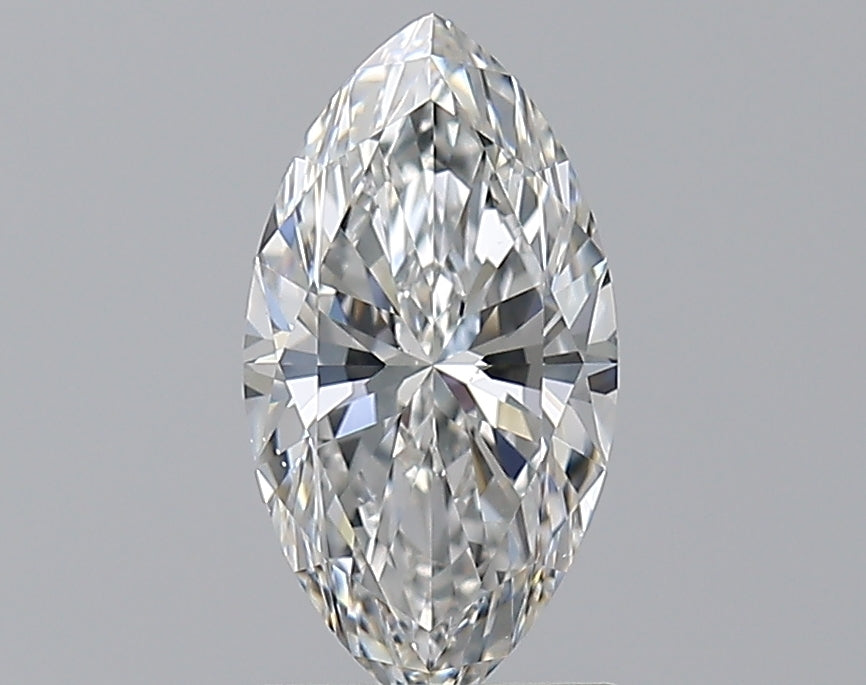 1.3 Carat Marquise Natural Diamond with  Cut Diamond in 14KT  view 1
