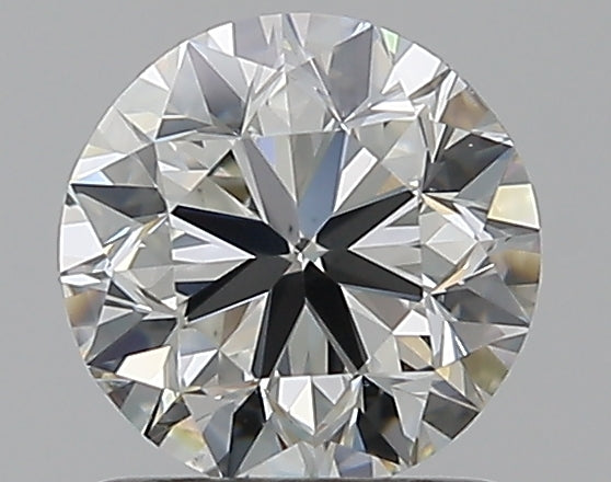 1.0 Carat Round Natural Diamond with  Cut Diamond in 14KT  view 1
