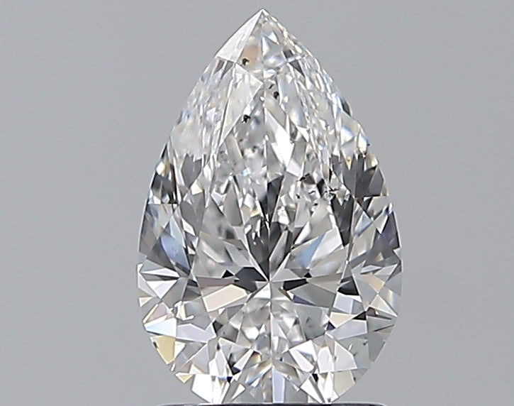 1.51 Carat Pear Natural Diamond with  Cut Diamond in 14KT  view 1
