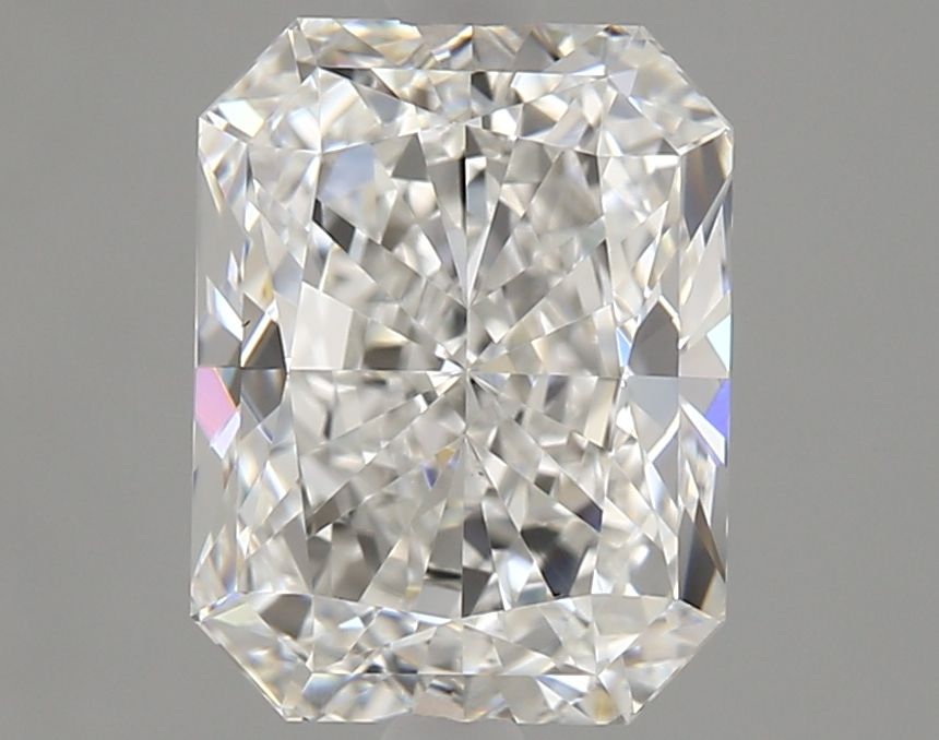 2.01 Carat Radiant Natural Diamond with  Cut Diamond in 14KT  view 1
