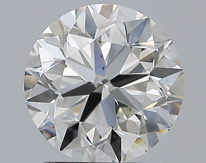 1.5 Carat Round Natural Diamond with  Cut Diamond in 14KT  view 1
