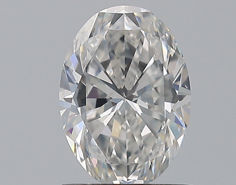 1.01 Carat Oval Natural Diamond with  Cut Diamond in 14KT  view 1
