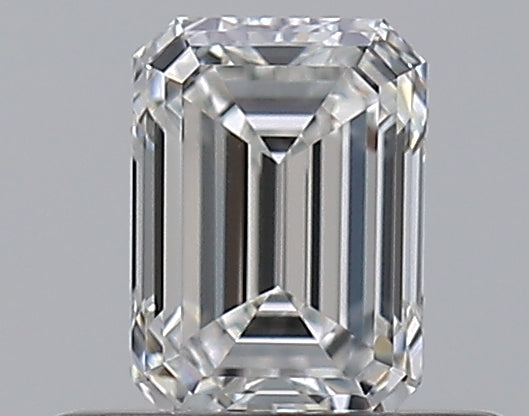 0.4 Carat Emerald Natural Diamond with  Cut Diamond in 14KT  view 1

