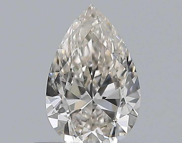 0.4 Carat Pear Natural Diamond with  Cut Diamond in 14KT  view 1
