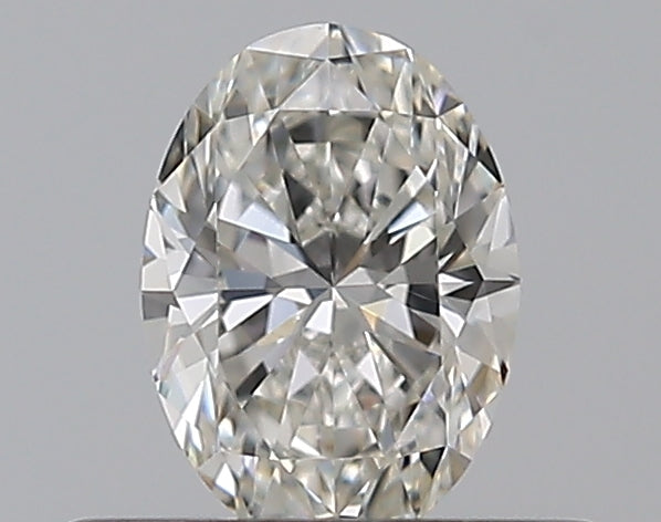 0.3 Carat Oval Natural Diamond with  Cut Diamond in 14KT  view 1

