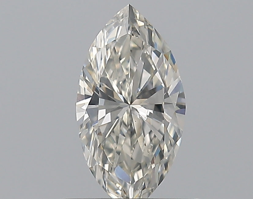 0.5 Carat Marquise Natural Diamond with  Cut Diamond in 14KT  view 1

