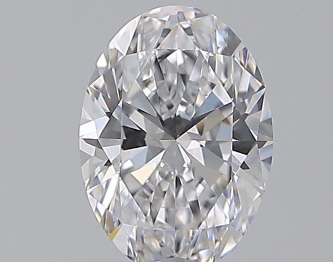 0.8 Carat Oval Natural Diamond with  Cut Diamond in 14KT  view 1
