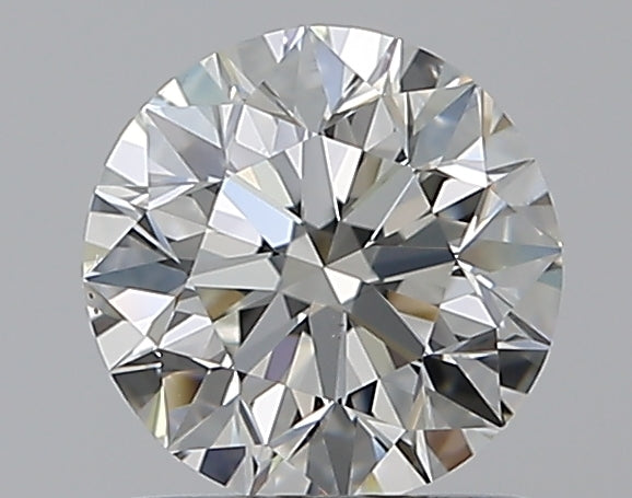 0.9 Carat Round Natural Diamond with  Cut Diamond in 14KT  view 1
