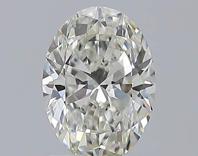 1.2 Carat Oval Natural Diamond with  Cut Diamond in 14KT  view 1
