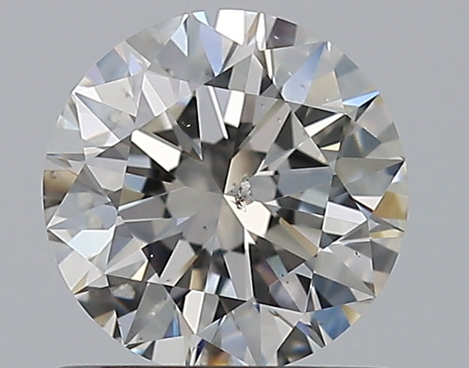 1.0 Carat Round Natural Diamond with  Cut Diamond in 14KT  view 1
