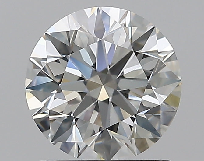 1.22 Carat Round Natural Diamond with  Cut Diamond in 14KT  view 1
