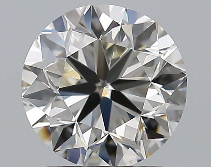 1.5 Carat Round Natural Diamond with  Cut Diamond in 14KT  view 1
