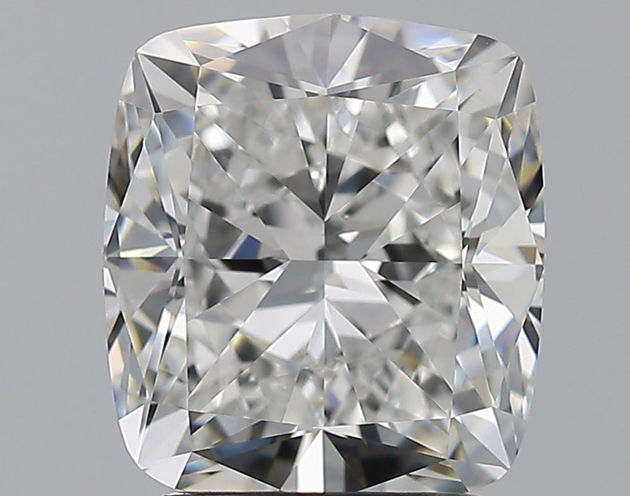 3.01 Carat Cushion Natural Diamond with  Cut Diamond in 14KT  view 1
