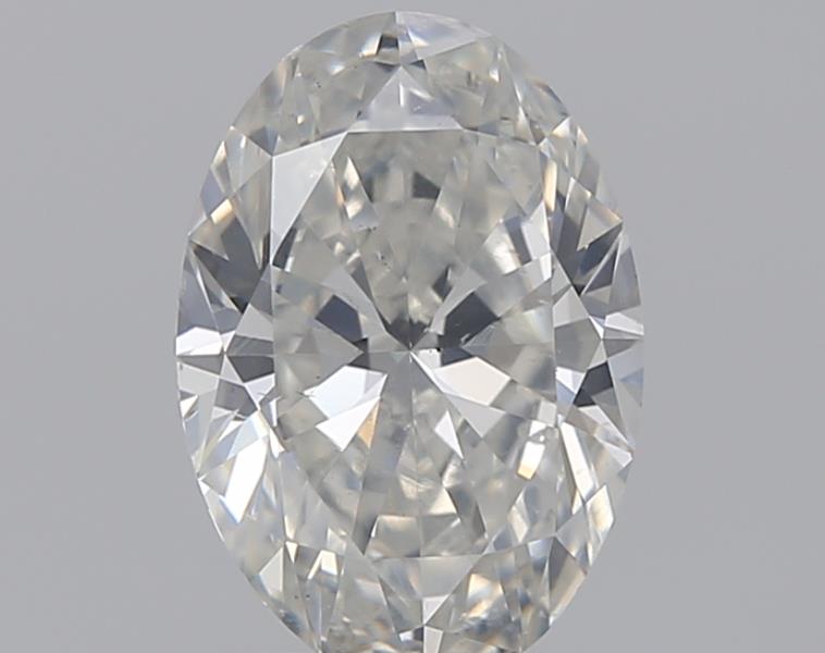 1.2 Carat Oval Natural Diamond with  Cut Diamond in 14KT  view 1

