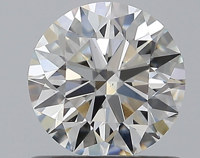 0.72 Carat Round Natural Diamond with  Cut Diamond in 14KT  view 1
