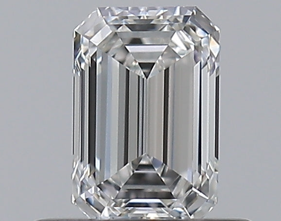 0.46 Carat Emerald Natural Diamond with  Cut Diamond in 14KT  view 1
