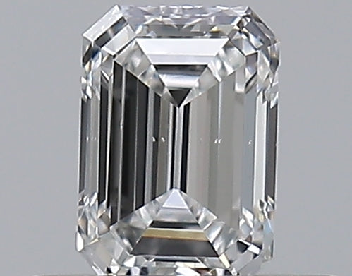 0.33 Carat Emerald Natural Diamond with  Cut Diamond in 14KT  view 1
