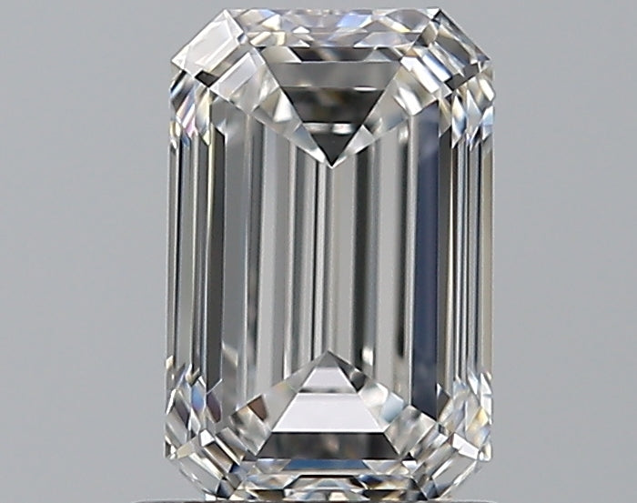 1.2 Carat Emerald Natural Diamond with  Cut Diamond in 14KT  view 1
