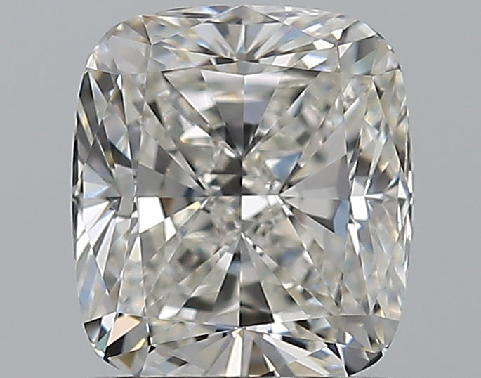 1.5 Carat Cushion Natural Diamond with  Cut Diamond in 14KT  view 1

