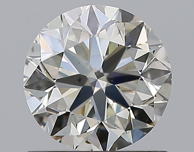 0.91 Carat Round Natural Diamond with  Cut Diamond in 14KT  view 1
