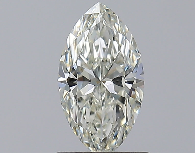 0.9 Carat Marquise Natural Diamond with  Cut Diamond in 14KT  view 1
