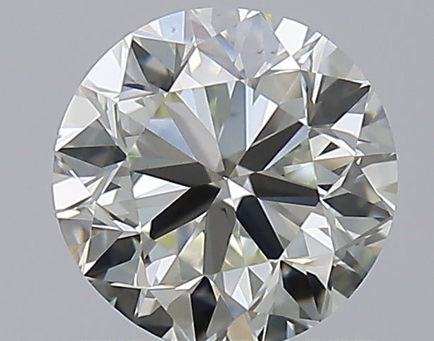 0.82 Carat Round Natural Diamond with  Cut Diamond in 14KT  view 1

