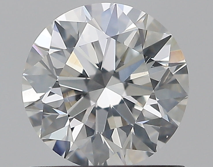 0.9 Carat Round Natural Diamond with  Cut Diamond in 14KT  view 1
