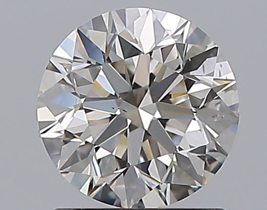 1.0 Carat Round Natural Diamond with  Cut Diamond in 14KT  view 1
