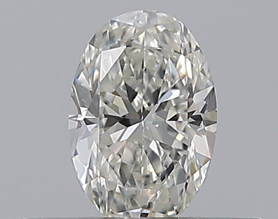 0.3 Carat Oval Natural Diamond with  Cut Diamond in 14KT  view 1
