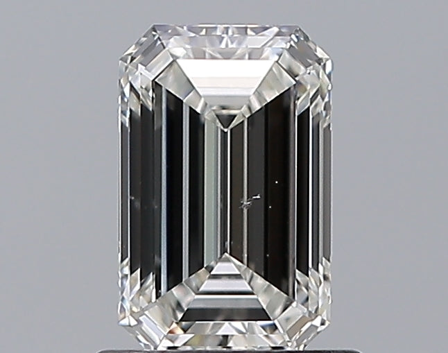 1.0 Carat Emerald Natural Diamond with  Cut Diamond in 14KT  view 1
