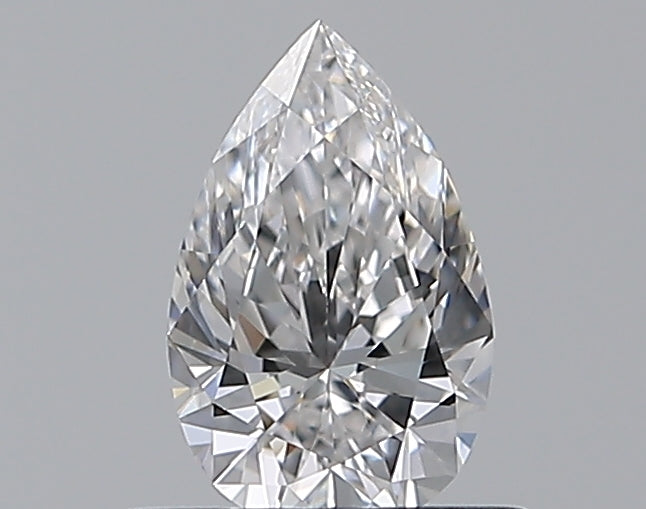 0.5 Carat Pear Natural Diamond with  Cut Diamond in 14KT  view 1
