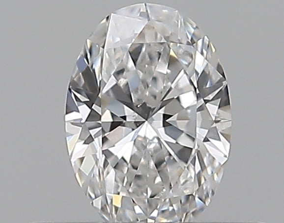 0.3 Carat Oval Natural Diamond with  Cut Diamond in 14KT  view 1
