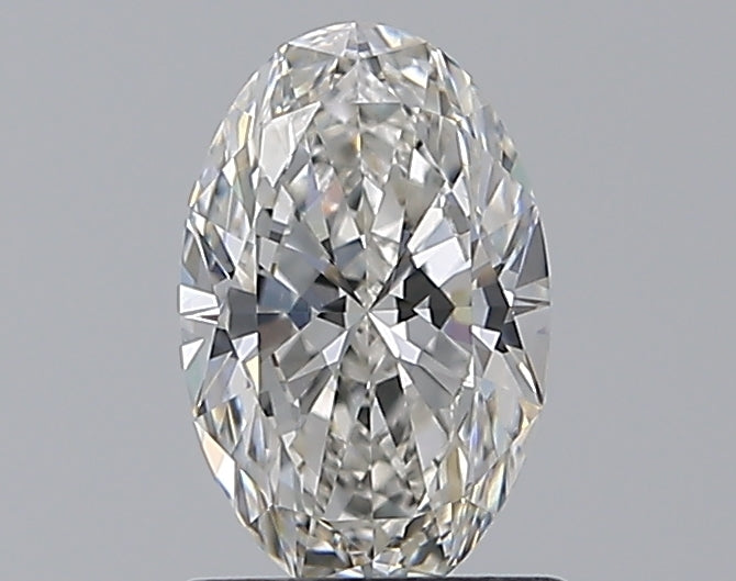 1.0 Carat Oval Natural Diamond with  Cut Diamond in 14KT  view 1
